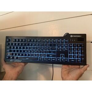 CyberPowerPC Skorpion K2 Mechanical Gaming Keyboard Black Excellent RGB Wired